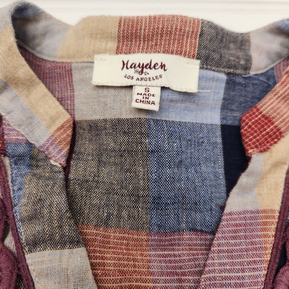 Hayden Women's Plaid Pocket Dress (S) - Picture 3 of 6